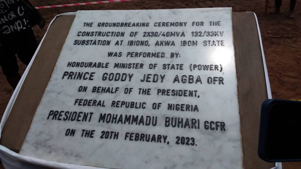 Buhari flags off construction of 2x3/40MVA substation in A’Ibom
