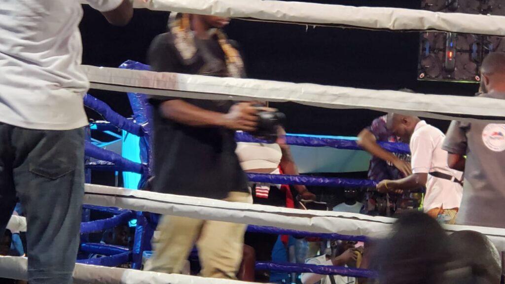 BREAKING: Portable wins celebrity boxing fight against Charles Okocha