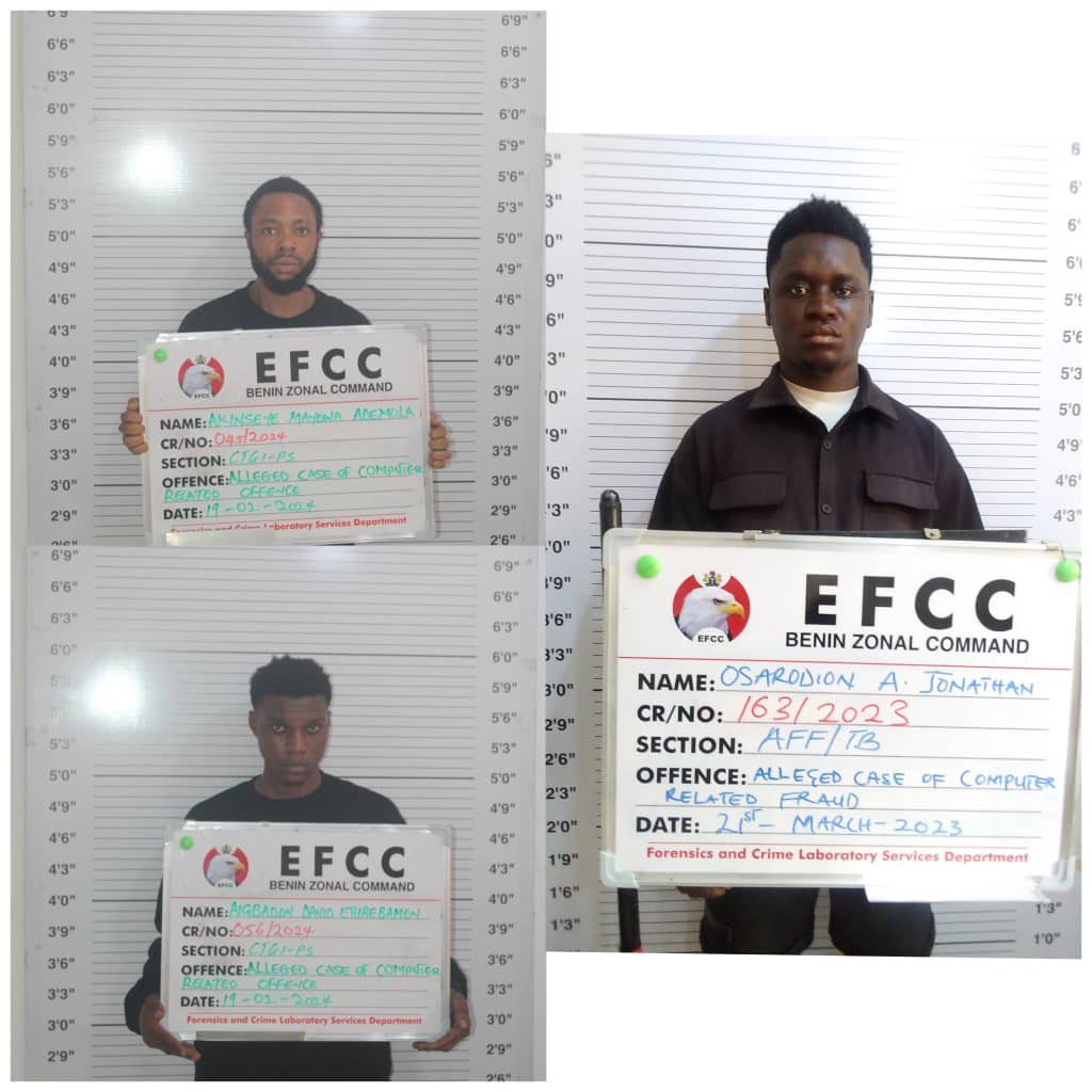 Court jails seven Internet fraudsters in Benin City