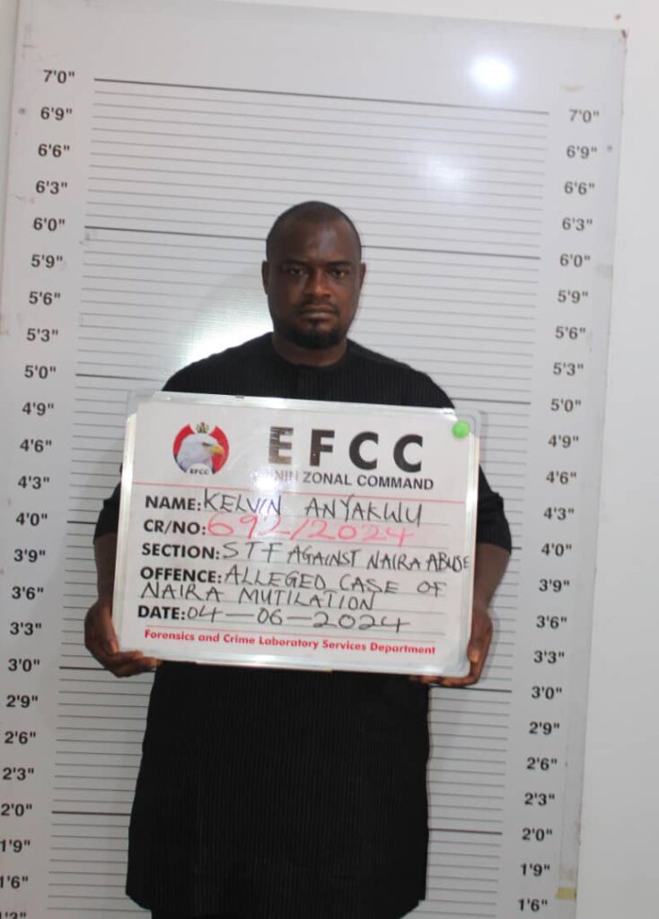 EFCC arrests three for suspected Naira mutilation in Benin