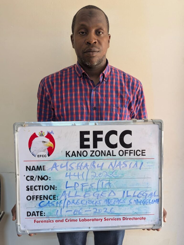 EFCC arrests AVSEC inspector, two others over alleged cash, gold smuggling