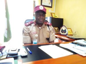 CC Ochi Oga, FRSC Sector Commander in Akwa Ibom State