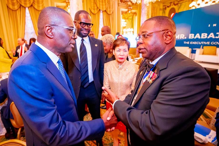 Sanwo-Olu at business dinner hosted in his honour at Intercontinental Hotel, Washington