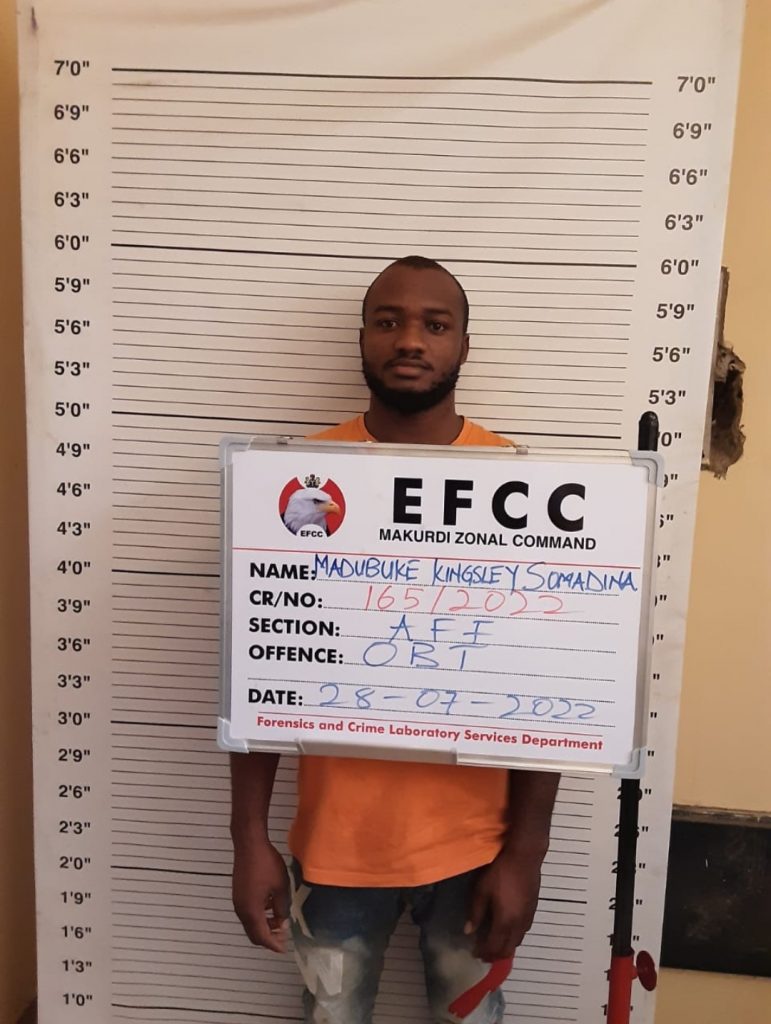 Three Internet fraudsters sentenced to different jail terms in Makurdi