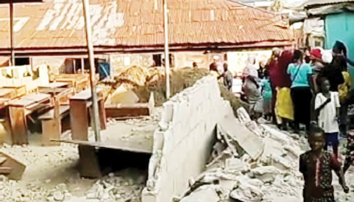 Many feared killed as Catholic Church collapses in Anambra