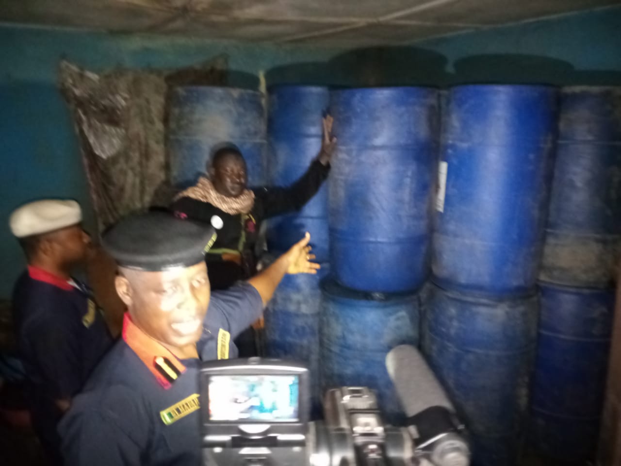 NSCDC raids illegal fuel dumpsite