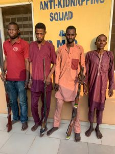 Command nabs four suspected notorious kidnappers in Ogun