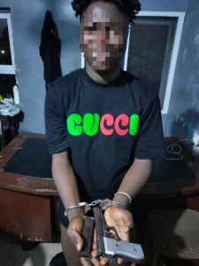 Lagos police apprehend man with locally-fabricated firearm