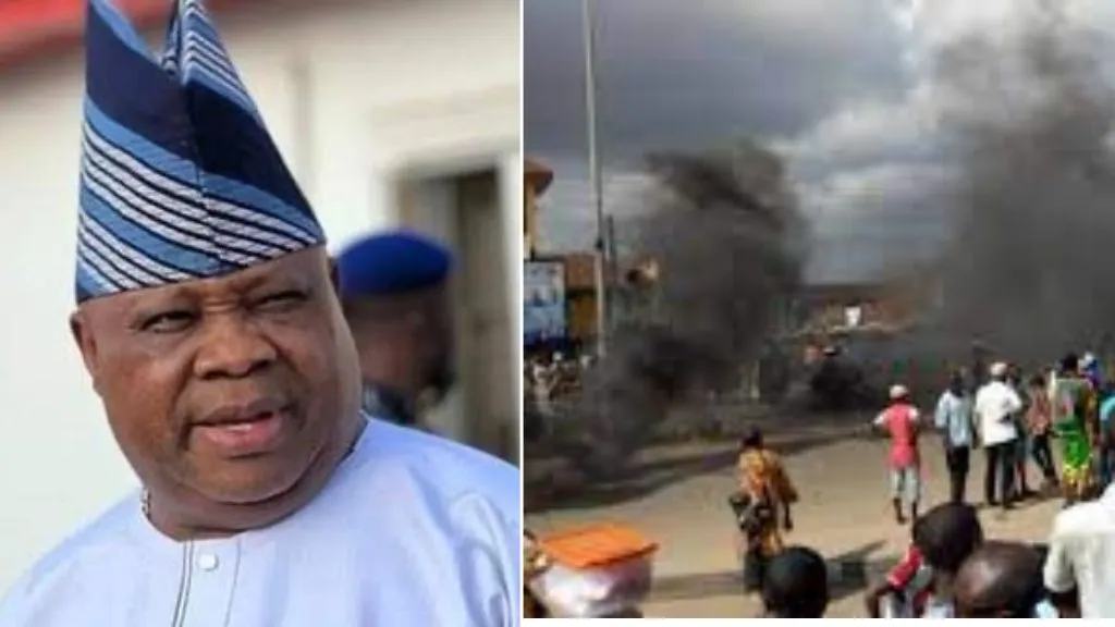 Hoodlums set another palace ablaze days after Adeleke dethrones monarchs in Osun