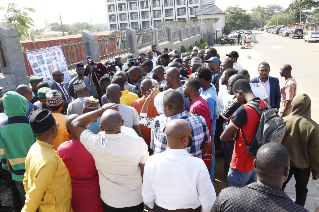 EFCC begins auction of seven forfeited cars in Ilorin