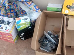 Ogun corps recovers stolen electronic items, orders operatives to apprehend suspects