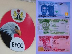 EFCC arrests racketeers of redesigned naira in Abuja, meets officials of banks