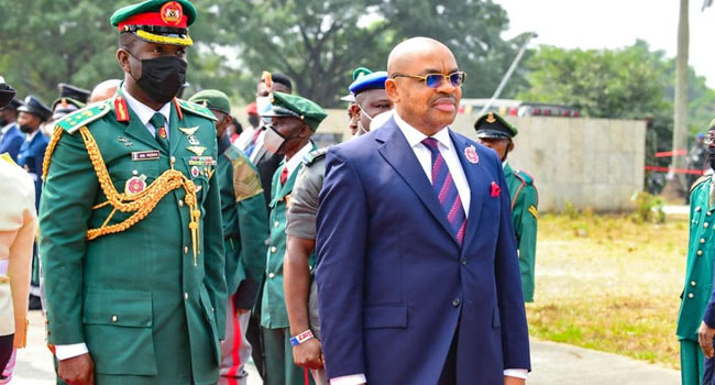 Emmanuel at 2023 armed forces remembrance day