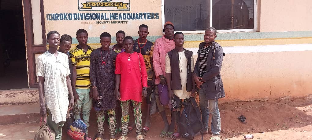 So-Safe Corps arrests 10 Nigeriens at Ihunbo, Ogun State