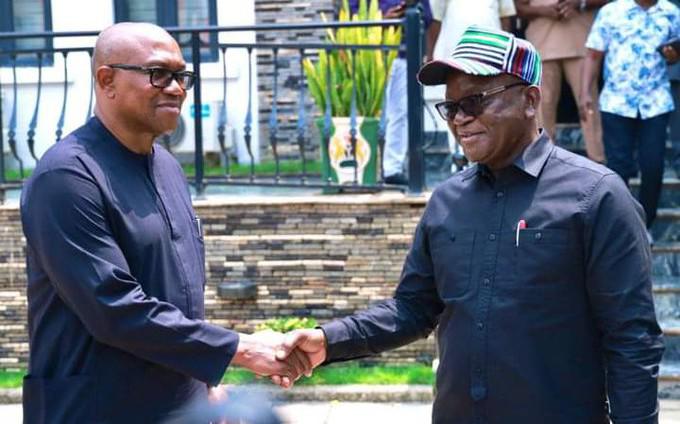 2023: Ortom backs Obasanjo’s endorsement of Peter Obi