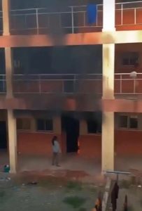 UniAbuja female student sets hostel on fire