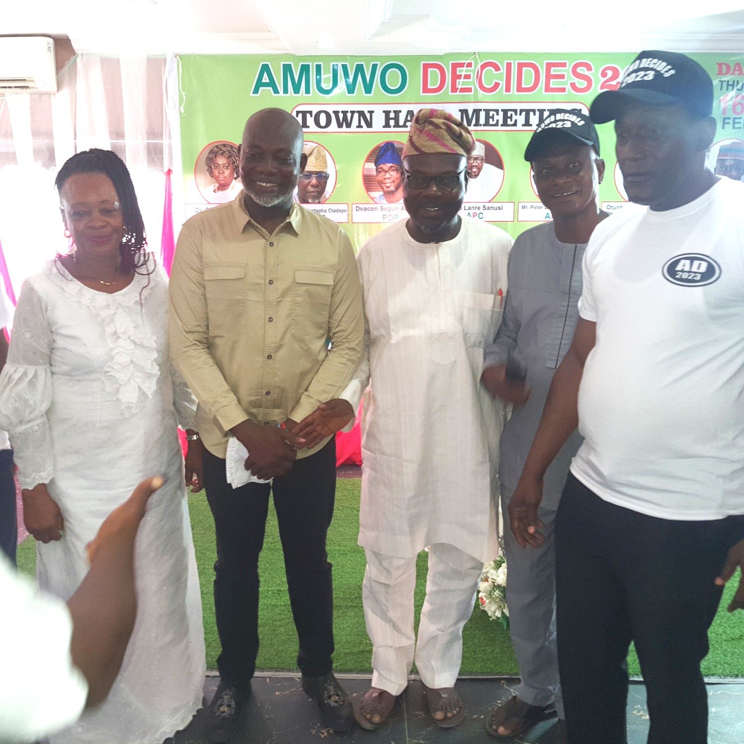 Amuwo Decides 2023: Community presents development plans at a town hall meeting