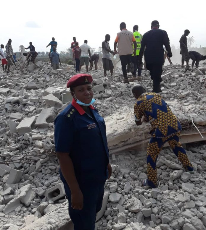 Three killed in collapsed building in Rivers