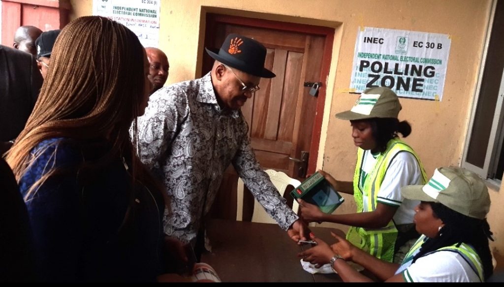 I have just exercised my right to vote as a resident of Lagos State. It's an important responsibility we all share in building the future of our beloved state and country. I urge all eligible voters to come out and make their voices heard. Security officials are at every polling unit to ensure the safety of voters, let us coperate with them and vote peacefully. Remember, our votes count, and every vote matters.