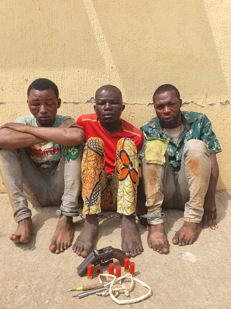 Ogun police nab three over suspicion of armed robbery