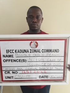 EFCC arraigns man, firm for issuance of dud cheque in Kaduna
