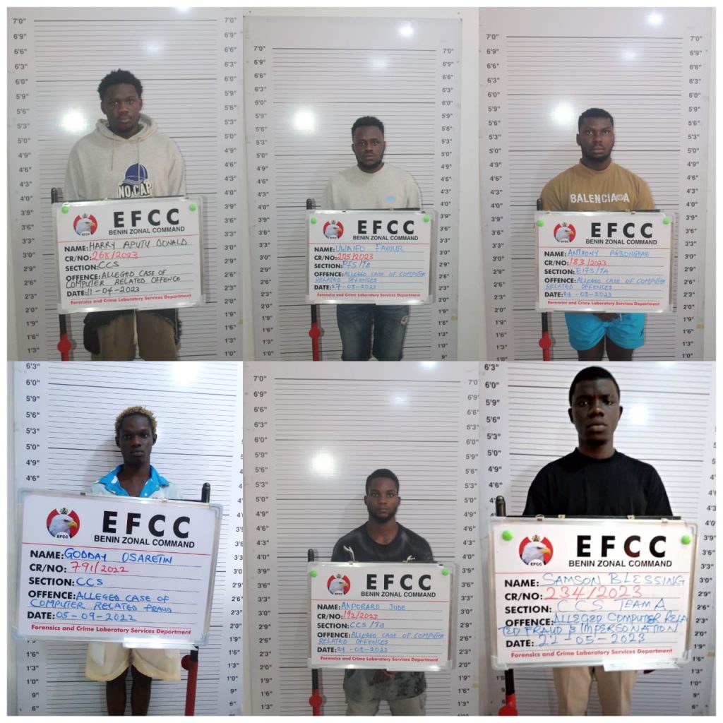 Court jails six Internet fraudsters in Benin City