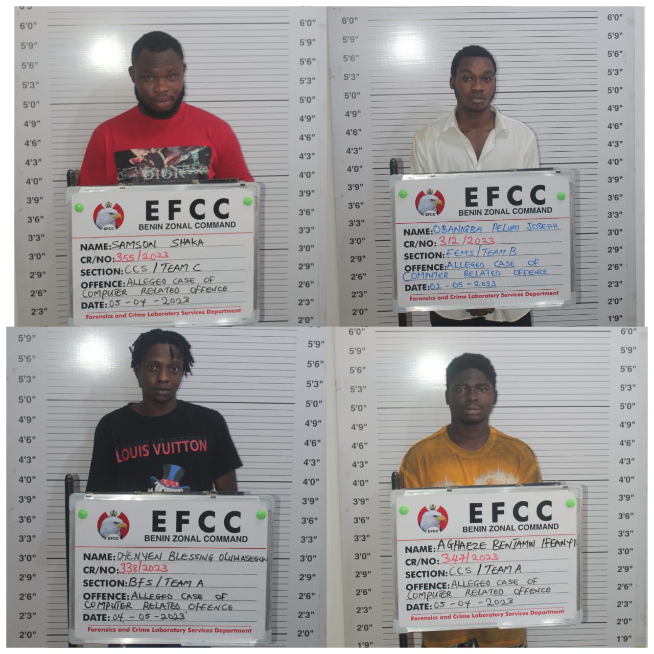 Court jails 14 Internet fraudsters in Edo