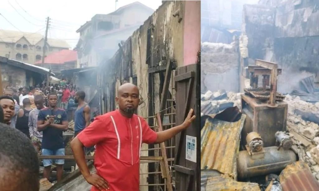 Fire destroys goods worth millions in Aba market