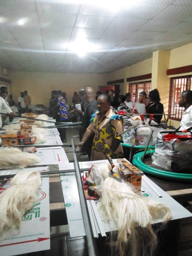 NDE distributes vocational equipment to 26 EBTS graduates in A'Ibom