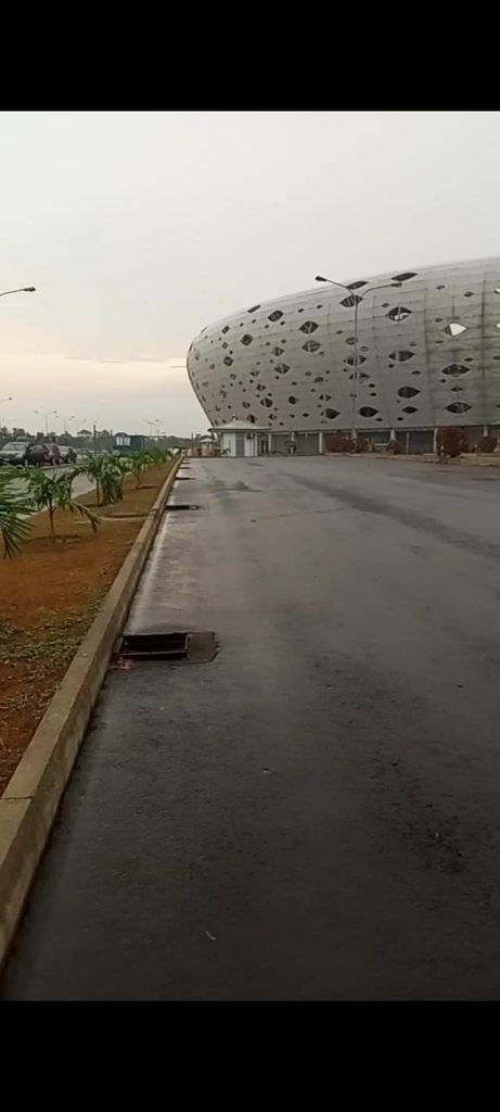 Vandals cart away manhole covers at Godswill International Stadium