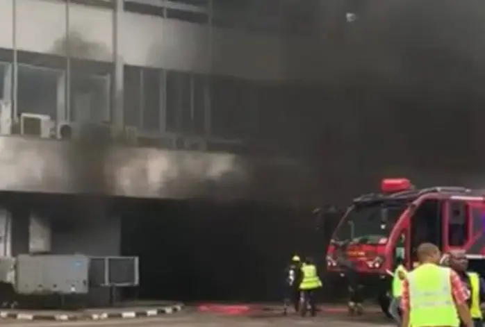 Fire breaks out at Lagos airport