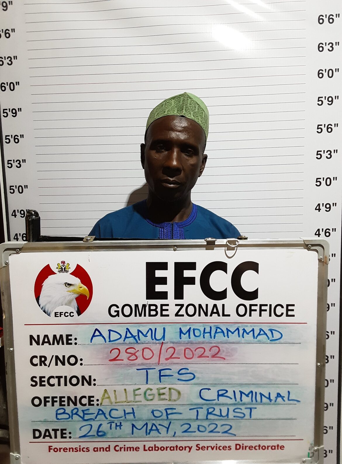 EFCC arraigns two for N10.6m fraud in Gombe