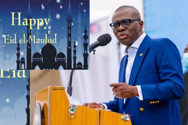 Eid-El-Maulud: Sanwo-Olu felicitates Muslims on birth of Prophet Muhammad