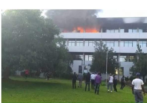 Fire guts part of Supreme Court
