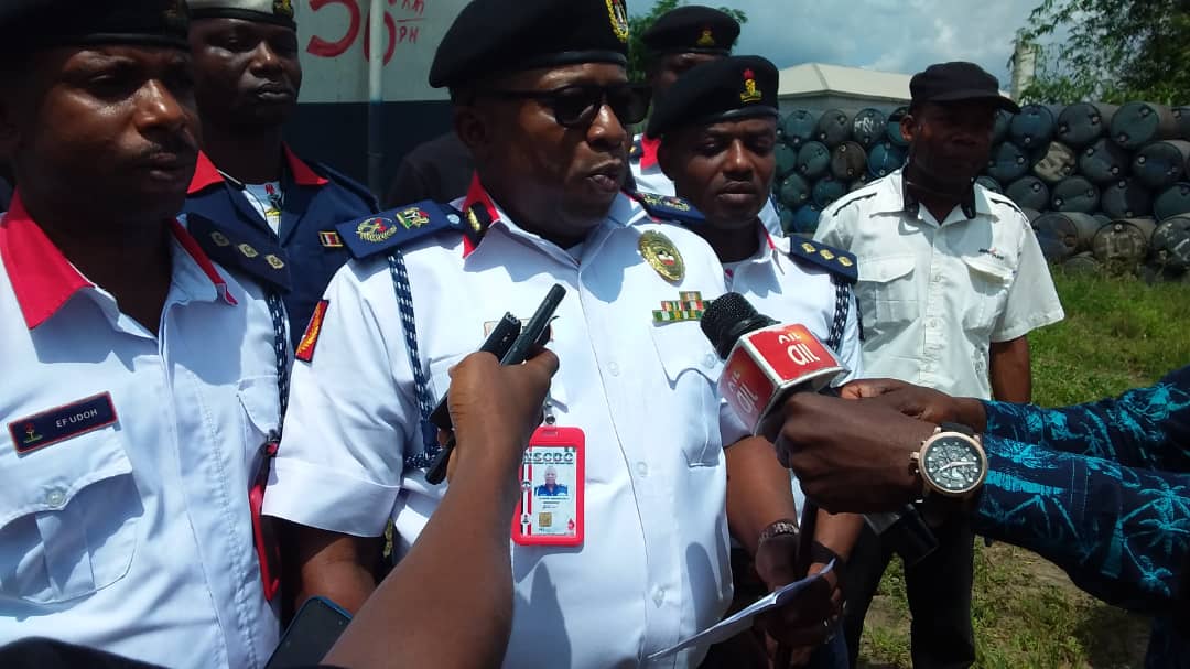 NSCDC impounds trucks with AGO, arrests four suspects