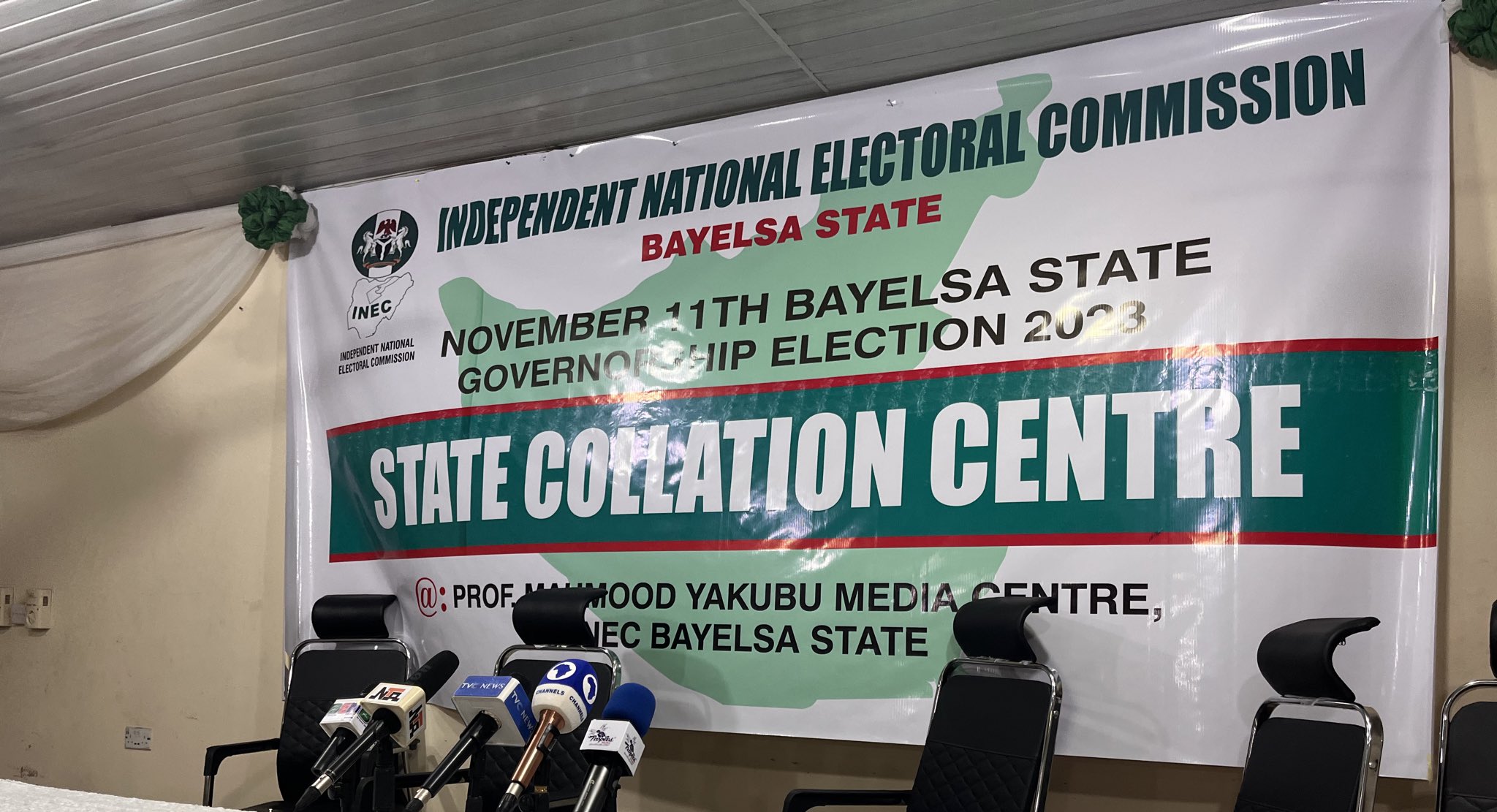 INEC Officials held hostage at Brass Collation Centre in Bayelsa returns to Yenagoa