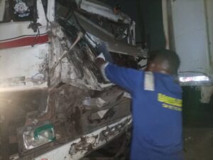 Truck driver dies in Ojuelegba bridge multiple truck accident