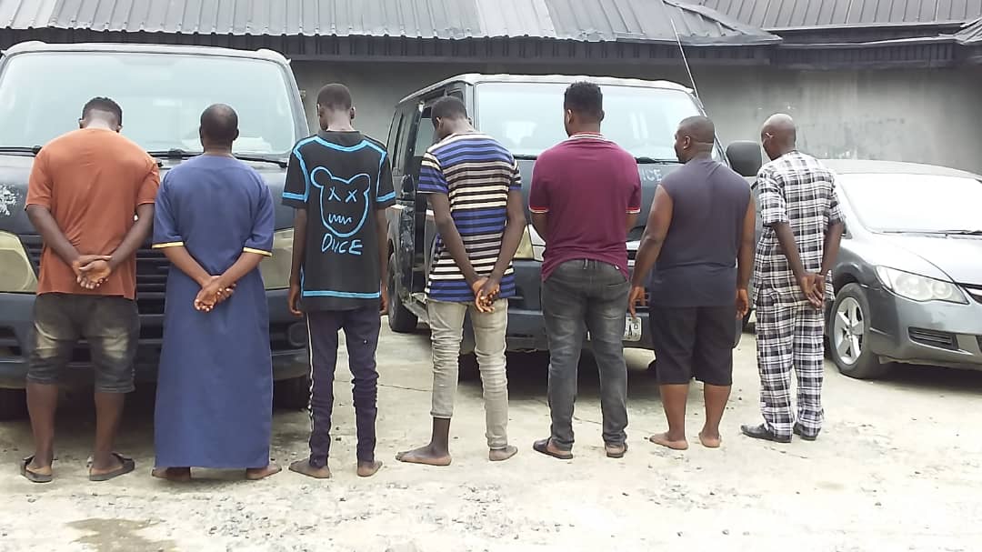 NSCDC nabs three suspects with 180 cellophane bags of adulterated AGO Akpan Umoh, Uyo The Nigeria Security and Civil Defence Corps (NSCDC), Akwa Ibom Command says it has arrested three suspects with 180 cellophane bags of adulterated Automative Gas Oil (25 litres each) concealed with kernel shells in the State. The State Commandant of NSCDC, Mr Eluyemi Eluwade, disclosed this while briefing newsmen at the Command's exhibits yard in Uyo on Thursday. Eluwade said that based on intelligence, on March 17, the operatives of the Anti-Vandal Squad at a checkpoint along the Calabar-Itu highway apprehended two suspects conveying 100 cellophane bags of suspected adulterated AGO (25 litres each) in an open bucket trailer with Reg. No. FGE 680 ZS. The commandant added that on March 19, another open bucket trailer with Reg. No. BB 825 XX loaded with about 80 cellophane bags of AGO (25 litres each) and concealed with palm kernel shells was impounded and one suspect was nabbed. "In furtherance of the marching order to crack down on oil theft, and all forms of illegalities in the downstream sector of the petroleum industry, the Akwa Ibom State Command of NSCDC has intensified its operations against vandals in the state. "On March 17, men of NSCDC Anti-vandal Squad at our checkpoint along Calabar-Itu highway apprehended two suspects conveying 100 bags of suspected adulterated automotive Gas Oil AGO (Diesel) in an open bucket trailer with Reg. No. FGE 680 ZS. "The petroleum products were concealed with palm kernel shells to beat security intelligence. However, luck ran out on them, when our personnel insisted on due diligence which led to the discovery. "Similarly on March 19, another open bucket trailer with Reg. No. BB 825 XX loaded with about 80 cellophane bags of AGO (25 litres each) and concealed with palm kernel shells was impounded and one suspect was arrested along the Calabar-Itu highway," Eluwade said. He decried the negative impact of adulterated/substandard petroleum products on vehicles, and machinery and promised to ensure that the perpetrators face the law. Eluwade also disclosed that the command on March 15, nabbed one suspect, who disguised himself as a police officer for extortion and impersonation at the Unity Park Udo Udoma Avenue in Uyo. The commandant said the suspect verbally threatened one Blessing Obot, who was having a driving lesson at the park and forcefully collected N10,000 from her. "In another development, personnel of the Corps arrested one suspect on March 15 at the Unity Park, Udo Udoma Avenue for criminal trespass, fraud and impersonation of a Police Officer. "The suspect verbally threatened and forcefully collected the sum of N10,000.00 from one Blessing Sunday Obot in the evening of Thursday, March 14. "The suspect harassed the victim who was having a driving lesson at Unity Park and asked to be paid N100,000.00 or he will arrest them. "He collected N10,000 after the victim pleaded extensively. Thereafter, the victim lodged a complaint which led to the arrest of the suspect," he said. On illegal mining, the commandant said that operatives of the command on Wednesday, March 20 arrested two suspects for involvement in illegal mining activity in the state. He said that all the suspects would be arraigned in Court as soon as investigations are concluded to serve as a deterrent to others. The commandant reiterated the Corps’ commitment to sustaining the fight against all forms of economic sabotage in the state. He advised youths to seek legitimate ventures, as the corps is relentless in its resolve to execute its core mandates.