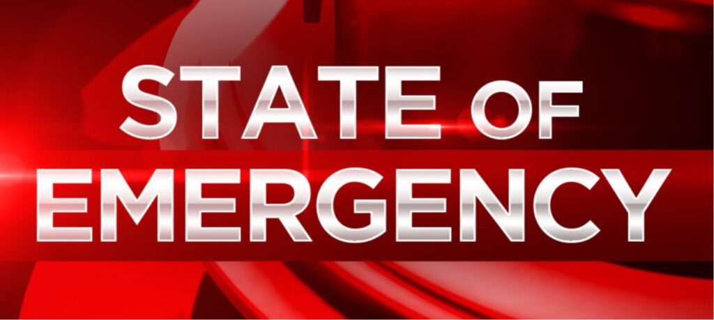 Declare a state of emergency now!