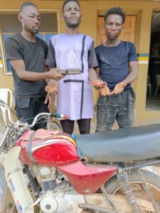 So-Safe Corps nabs notorious armed robbers in Ogun