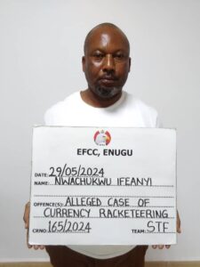EFCC arraigns one for alleged currency racketeering in Enugu