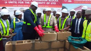 ASR Africa begins construction of four classroom blocks for UNIUYO