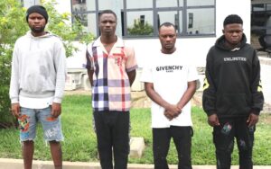 EFCC nabs four suspected Internet fraudsters in Abuja
