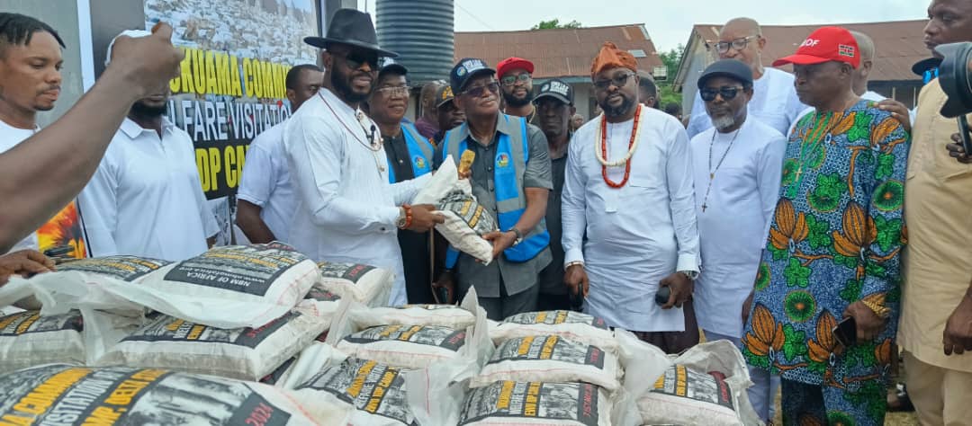 NBM of Africa donates food items, N2m IDP Camp