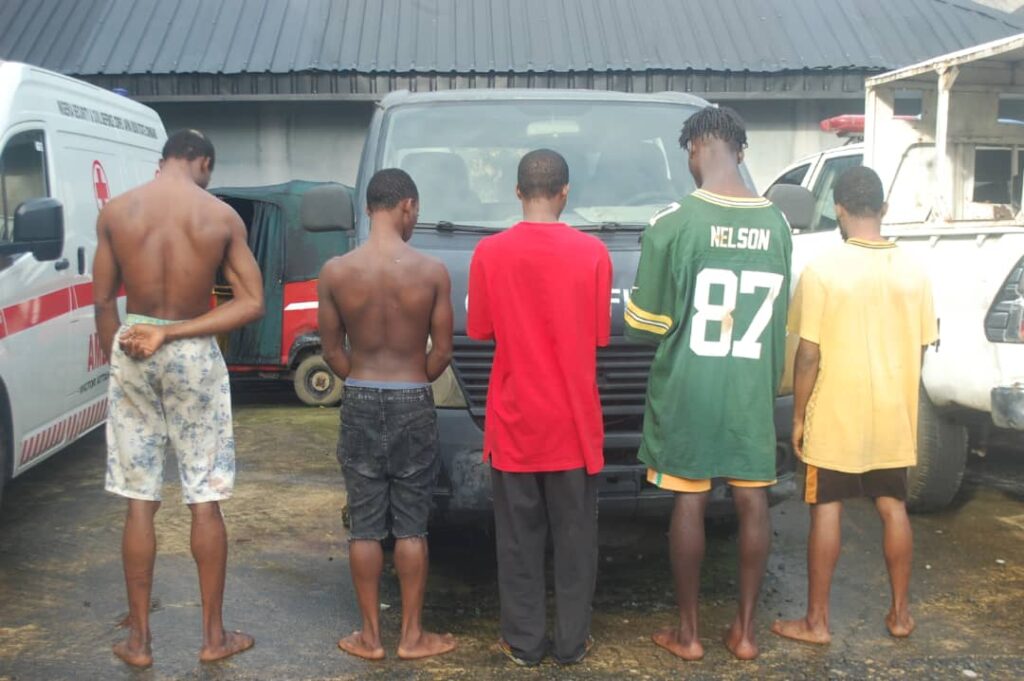 NSCDC arrests 5 suspected vandals in Akwa Ibom