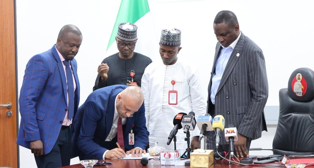 EFCC hands over recovered 53 vehicles, $180,300 to Canadian Police