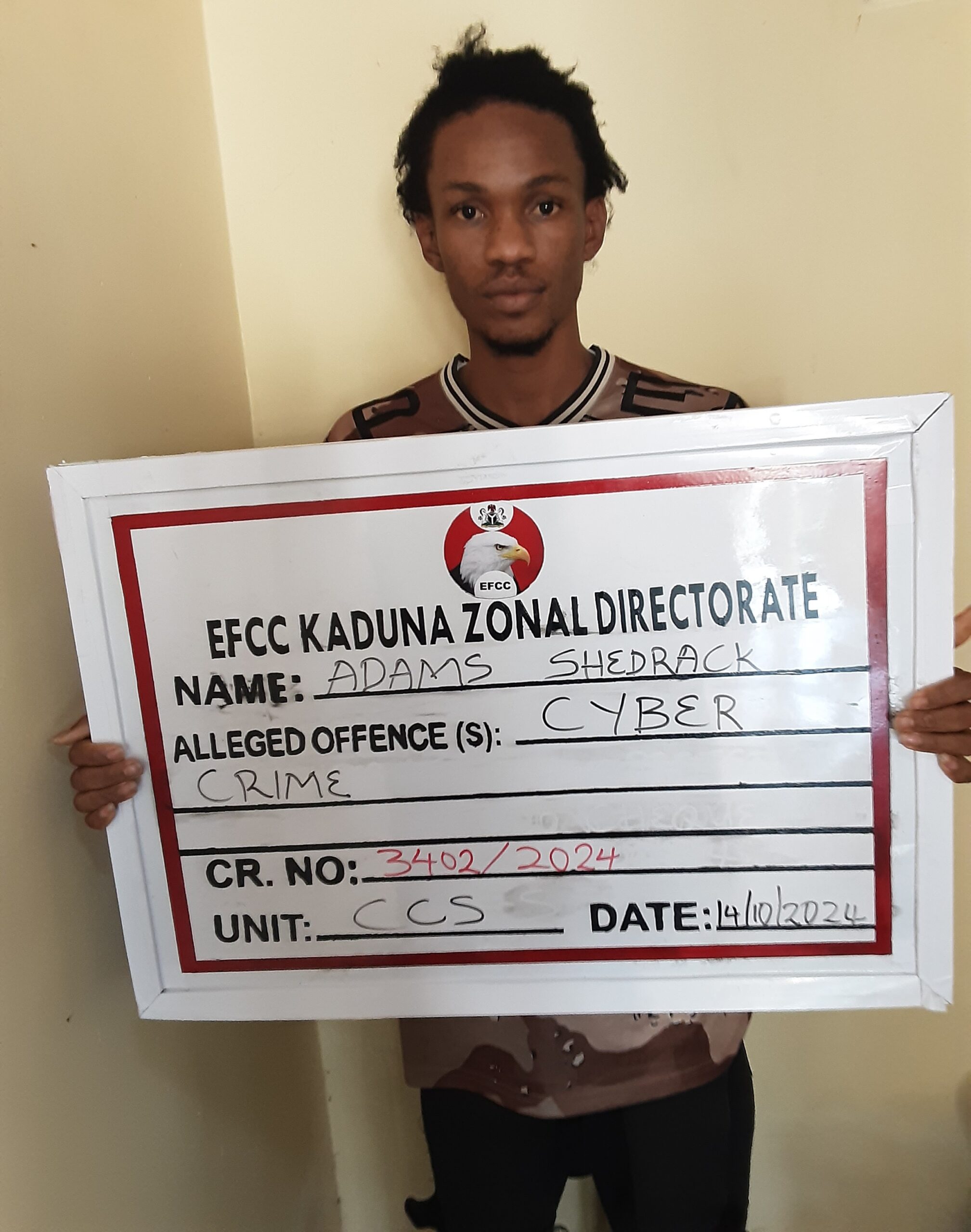 Two Internet fraudsters bag jail terms in Kaduna