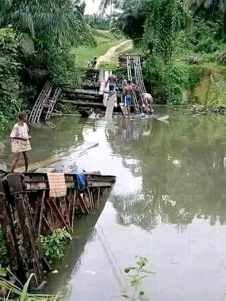 A passionate appeal for construction of collapsed bridge at Isong Inyang, Udesi Community In Mbo Local Government Area