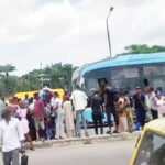 Lagos driver flees as BRT bus hits Air Force officer