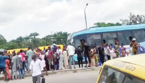 Lagos driver flees as BRT bus hits Air Force officer